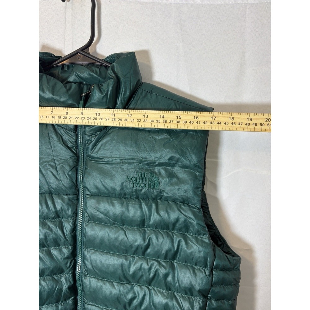 The North Face Puffer Vest Mens M Green 550 Down Insulated Quilted Gorpcore - Picture 13 of 15